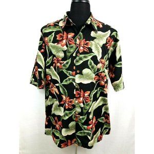 Pam Hana Mens 2XL Hawaiian Camp Short Sleeve Shirt  Style 0401 Vacation Classic